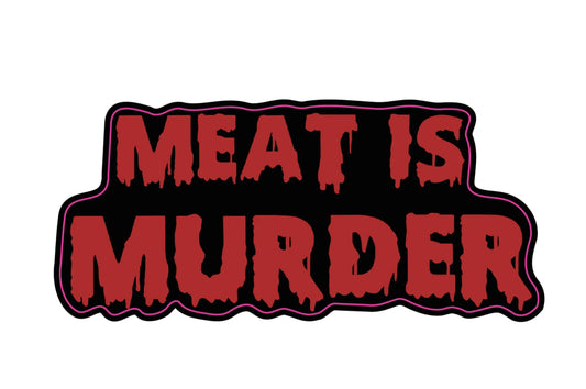 Meat is Murder Sticker (2 pk)